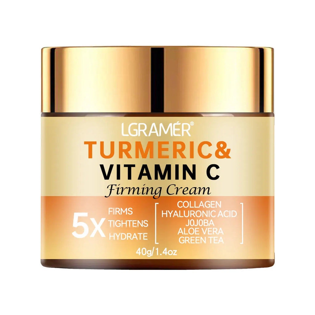 Turmeric Face Cream Wrinkle Removal Lighten Fine Lines Makes Skin Look More Youthful Birghten Moisturize Facial Care