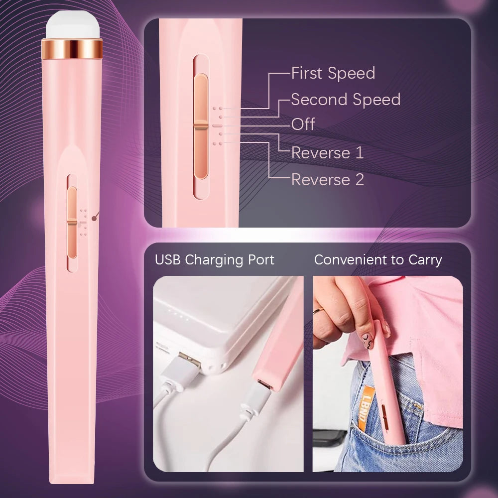 Precision Electric Nail Grooming Set with LED Multi-Speed