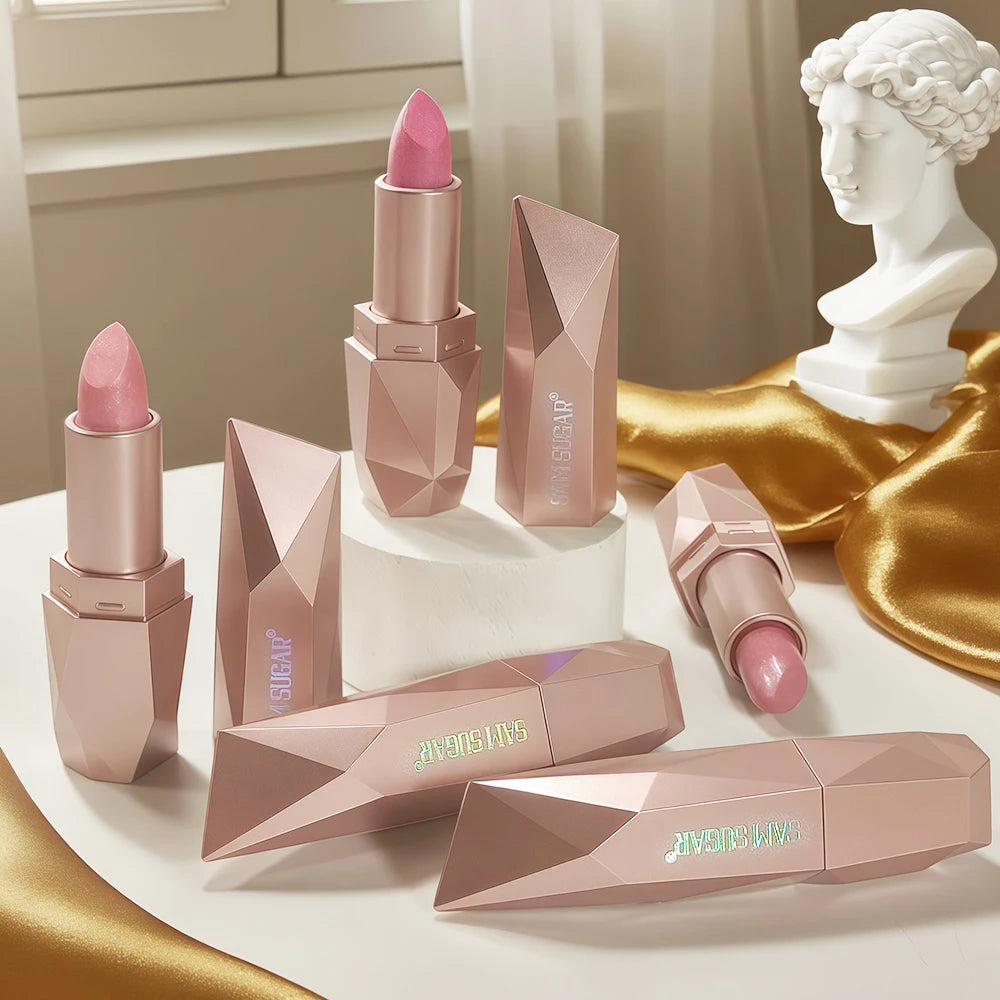 Diamond Pearl Radiance Lip Color-Long Lasting Sparkle with Luxurious Hydration Lip Stick