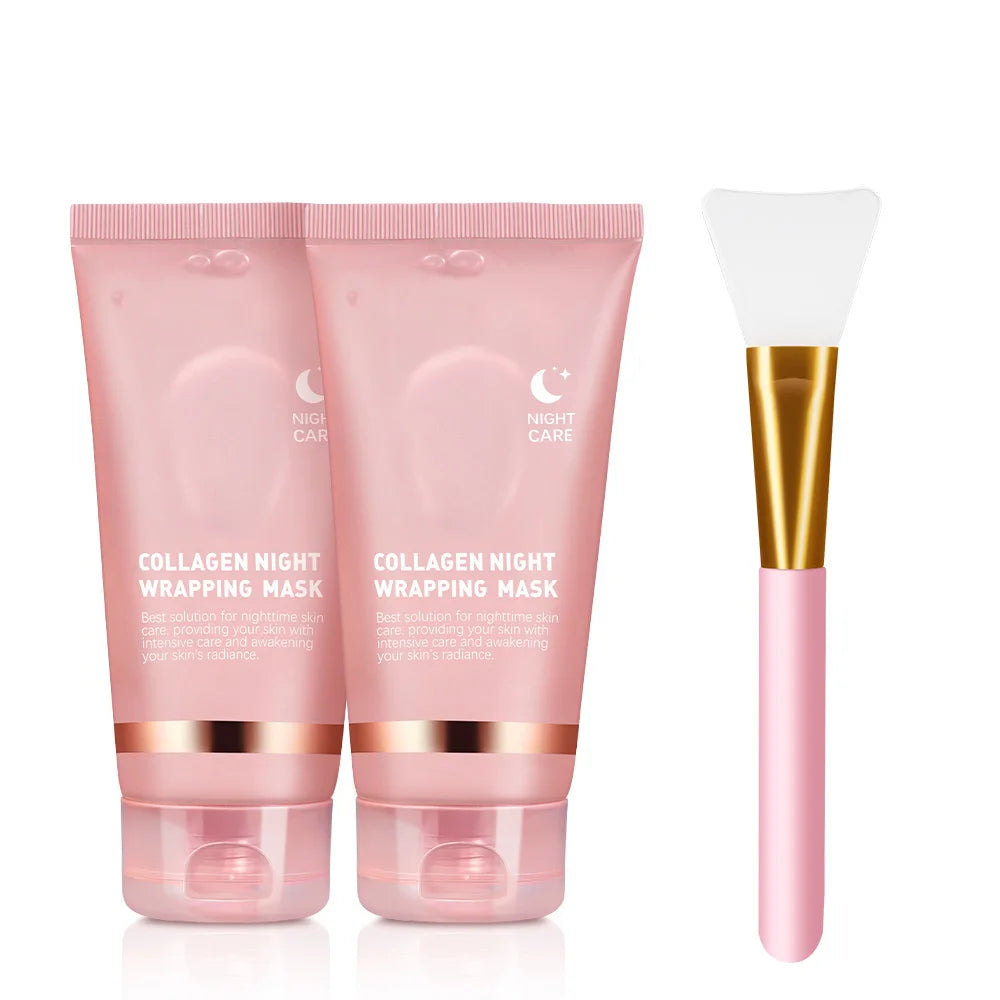 Korean Deep Collagen Mask Peel Off Mask  Anti Wrinkle Lifting  Skin Care Bio Pack Night Wrapping