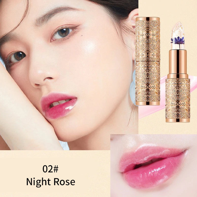 Enchanted Crystal Bloom Lip Lip Color Transformative All Day Hydration Shine  Lip Balm