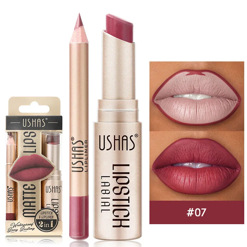 Velvet Essence Lip Color Nude to Red  All-Day Matte 12 Color lipsticks