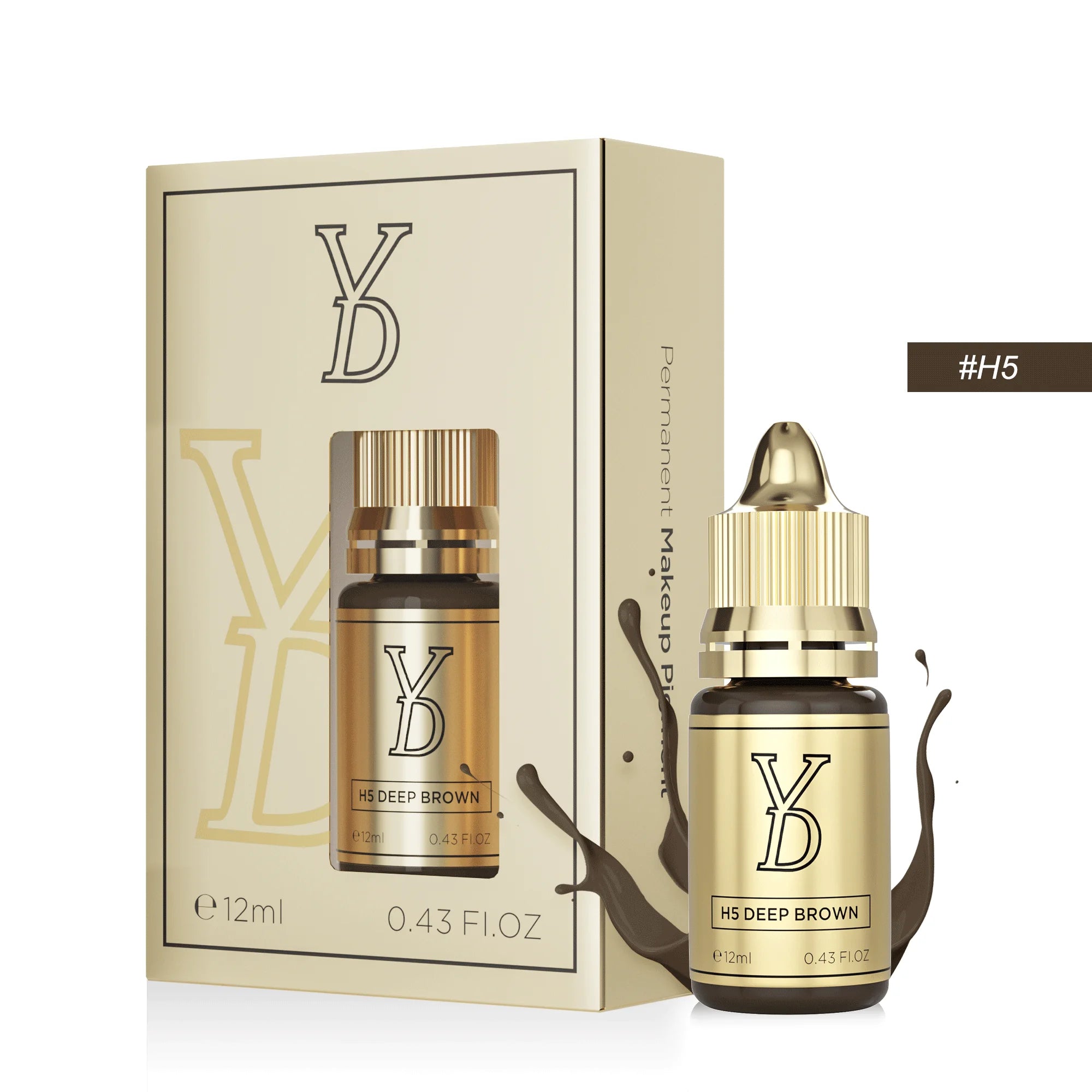 Sculpted Precision Luxe Hybrid Fluid Ink Rich Pigment for Pro-Level Micro blading Mastery Permanent Brow Makeup