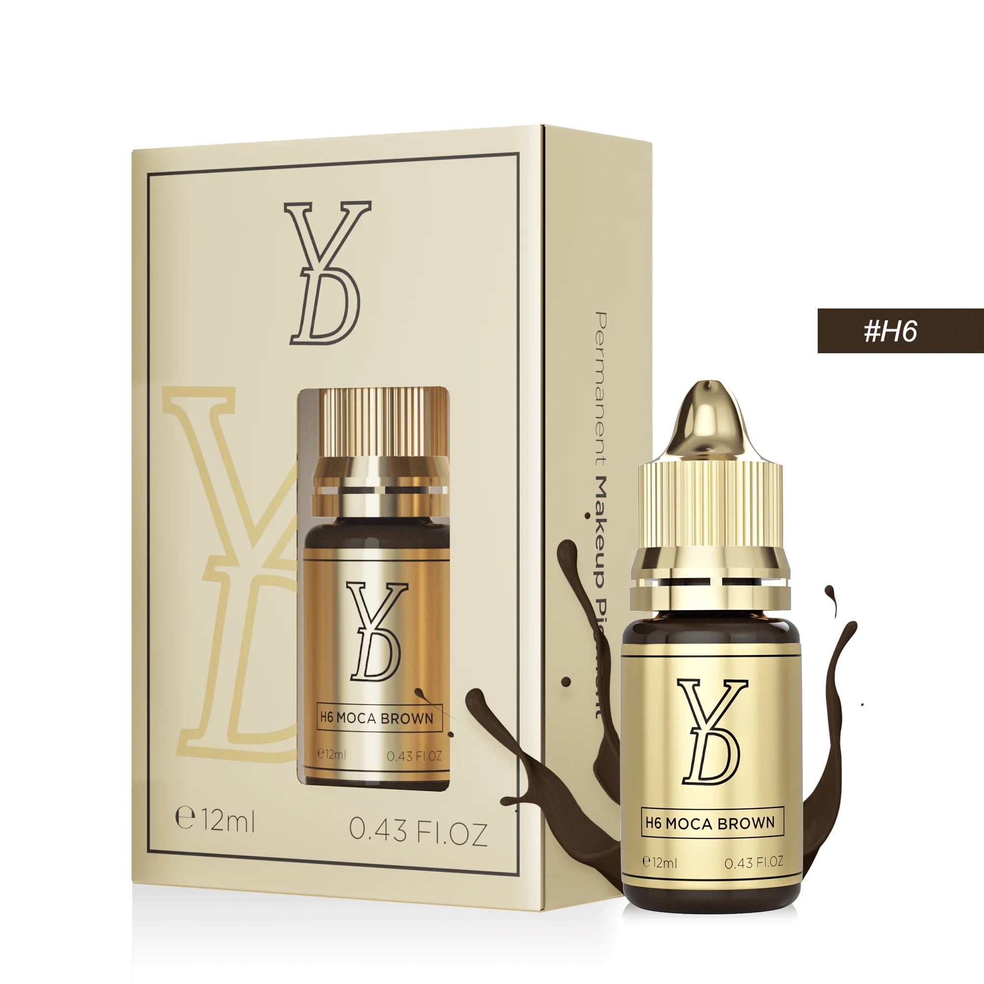 Sculpted Precision Luxe Hybrid Fluid Ink Rich Pigment for Pro-Level Micro blading Mastery Permanent Brow Makeup