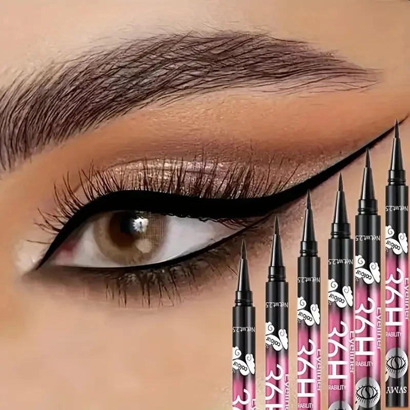 Midnight Precision Waterproof Eyeliner 3pcs/5pcs Smudge-Proof Long Lasting Noir Set