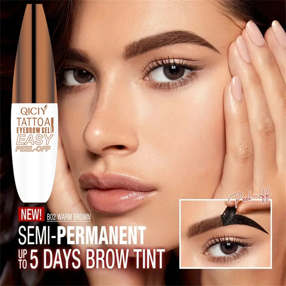 Wake Up to Perfect Brows for Days – Long-Lasting Peel-Off Brow Tint That Won't Smudge or Fade