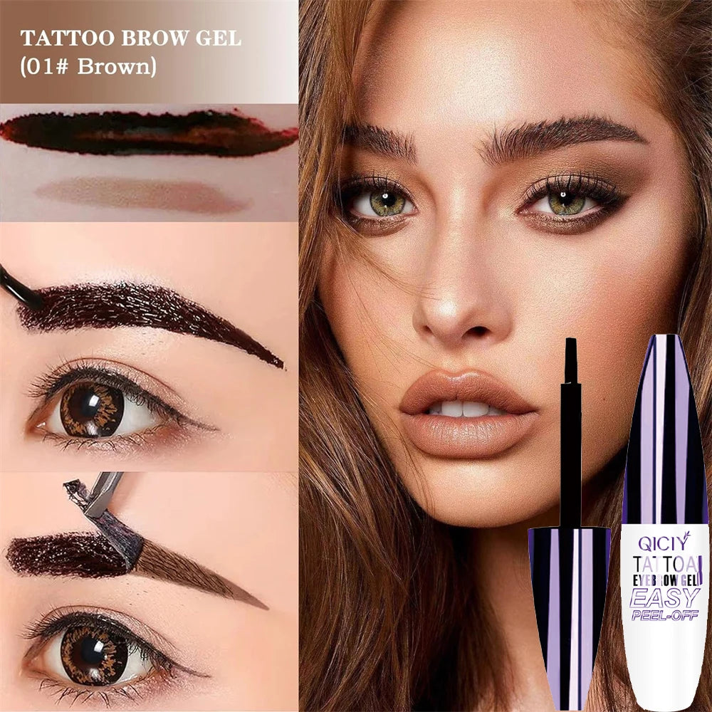 Wake Up to Perfect Brows for Days – Long-Lasting Peel-Off Brow Tint That Won't Smudge or Fade
